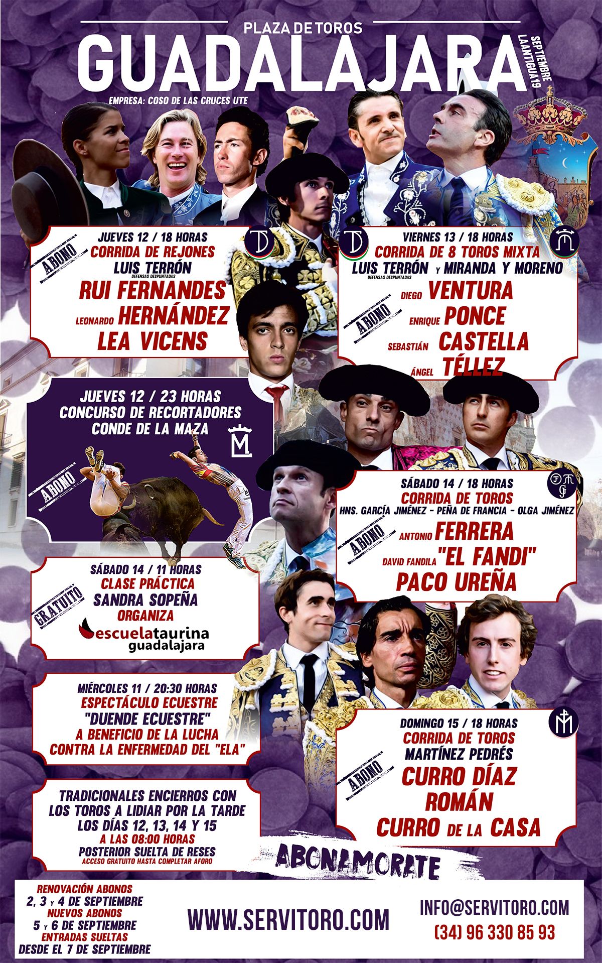 Coso de Las Cruces. Feria taurina de la Antigua, en septiembre 2019