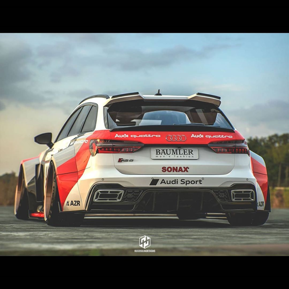 Widebody 2021 Audi Rs6 Avant Looks Like A 1980s Race Car Autoevolution Audi Rs6 Audi Audi Rs