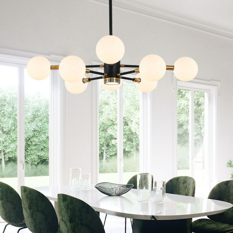 Nordic Glass Pendant Light Milky White Round Lamp Chandelier Living Room Lighting D275 Lights - Round White Glass Pendant Lights Nordic Glass Pendant Light Milky White Round Lamp Chandelier Living Room Lighting D275 Lights - Round White Glass Pendant Lights