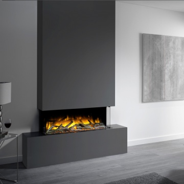 Flamerite Glazer 1000 3 Sided Electric Fire In 2021 Electric Fires Building A Stud Wall Tv Wall Design