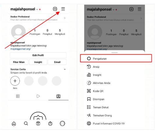 melihat akun instagram yang kita blokir