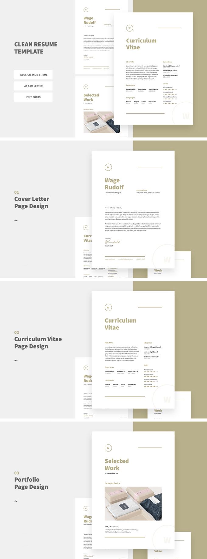 free cv print template download resume template for indesign