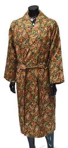 Blue/Red Check Lloyd Attree & Smith Mens Lightweight Cotton Dressing Gown Blue/Red Check Lloyd Attree & Smith Mens Lightweight Cotton Dressing Gown