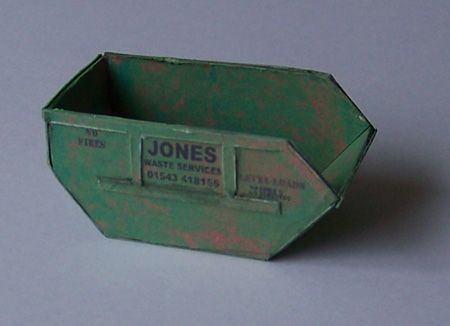 2 HO SCALE 1:87 Scale Dumpster Or Dumpster Bin