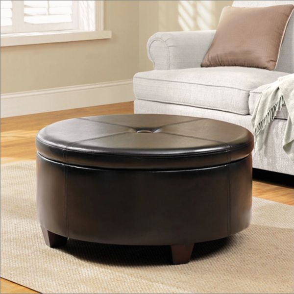 Our Best Living Room Furniture Deals Storage Ottoman Round Storage Ottoman Round, Belham Living Corbett Round Coffee Table Storage Ottoman