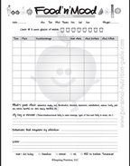 food diary forms