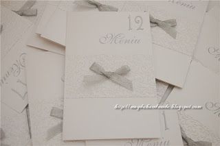 Handmade Wedding Menus Wedding Menu, Handmade Wedding, Christening, Place Cards, Place Card Holders, Wedding Dinner Menu