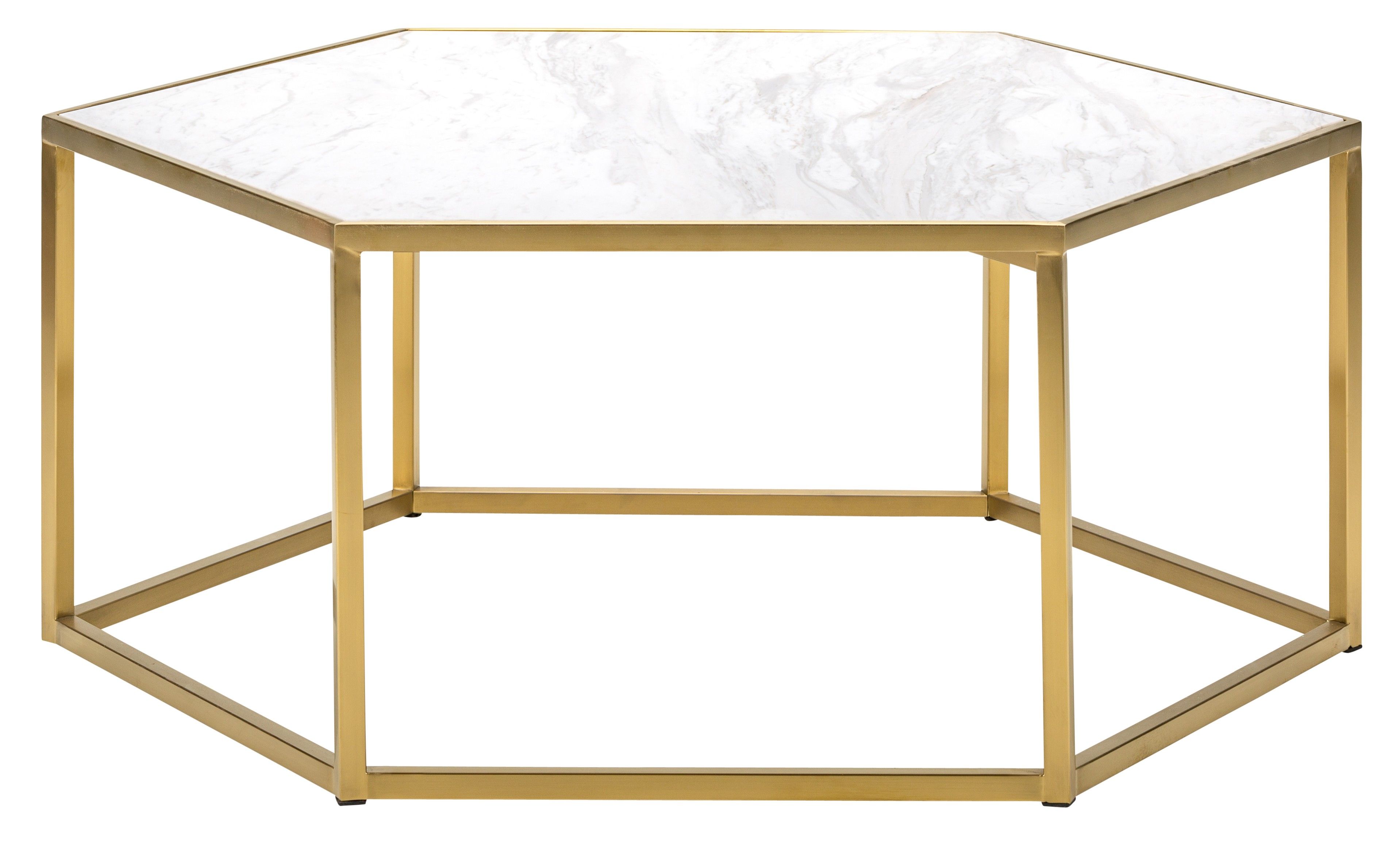 We Can T Stop Obsessing Over The Marble Top Of The Carling Coffee Table Complemented By The Pretty Gold Bas Stone Coffee Table Coffee Table Living Room Leather