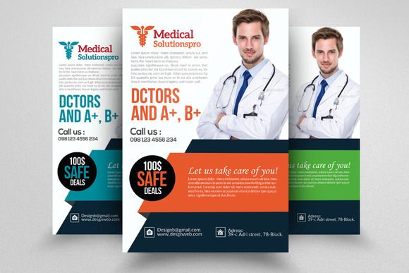 medical doctor flyer template creativework247 メディカル flyer