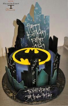 batman gotham city cake