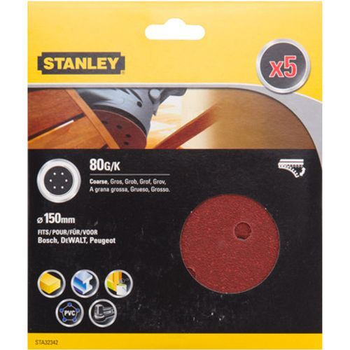 Stanley schuurschijf 150mm k80. Schuurschijf excentrische schuurmachine 150 - 80gr. <:br />:<:br />: Bij Praxis hebben we een groot assortiment Stanley accessoires van hoge kwaliteit, precies wat je nodig hebt om jouw klus af te maken. Dewalt, Stanley, Bosch, Pvc, Groot, Products, Accessories, Eccentric, Discus