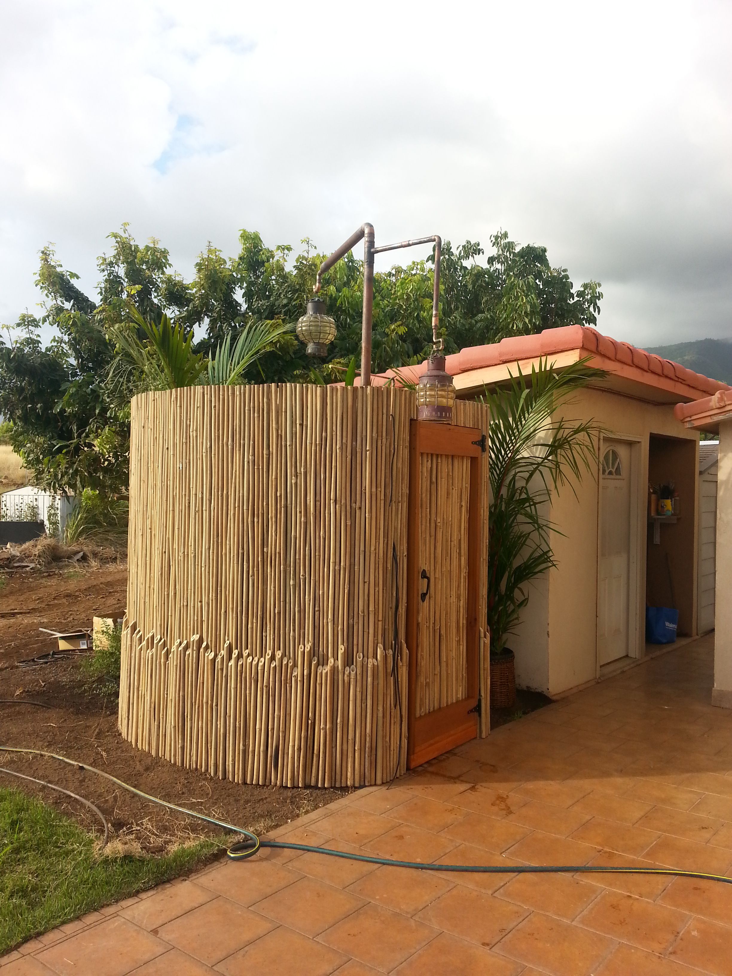 Bamboo Outdoor Shower With Images Bamboo Outdoor Shower With Images