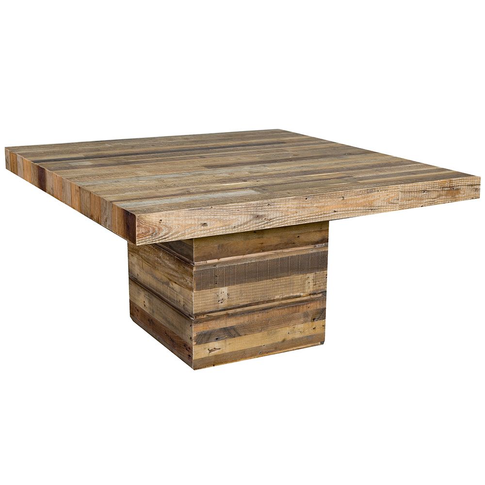 The San Quentin Tahoe Square Dining Table Rustic Dining