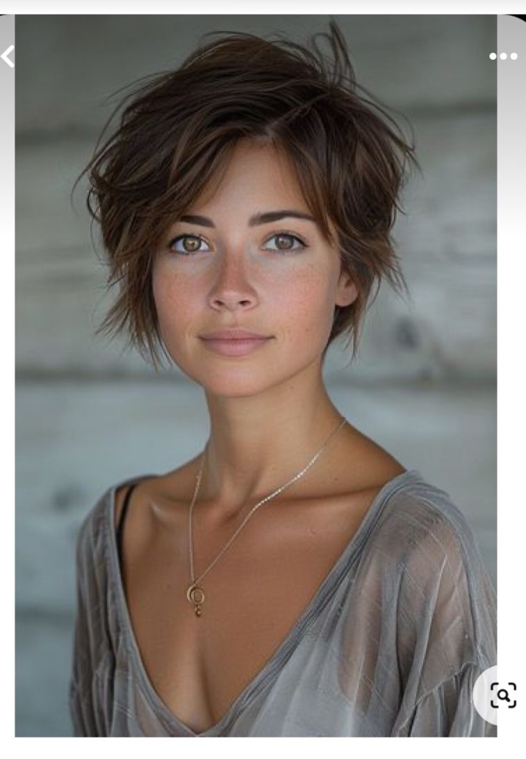 Pin by Amanda Fehrenbach on Haircut Ideas in 2024 Messy short hair