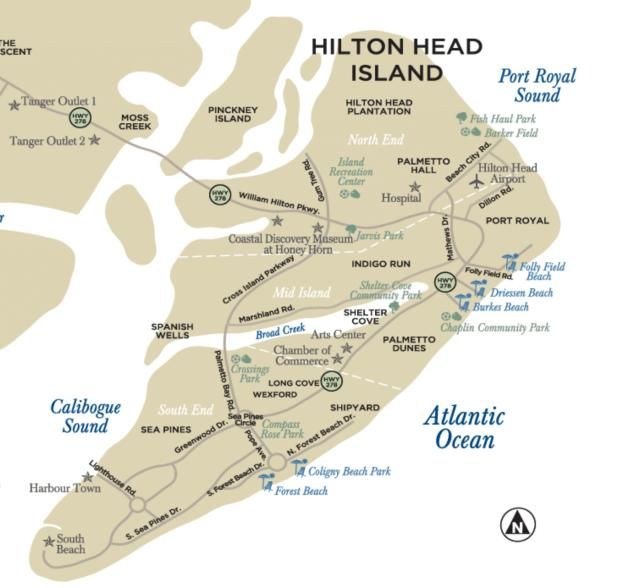 Find Your Way Around Hilton Head Island With These Maps | Hilton head