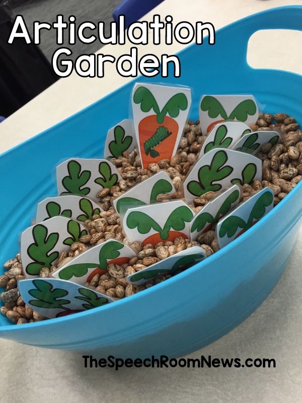 Articulation Garden: Interactive Sensory Tub Activity