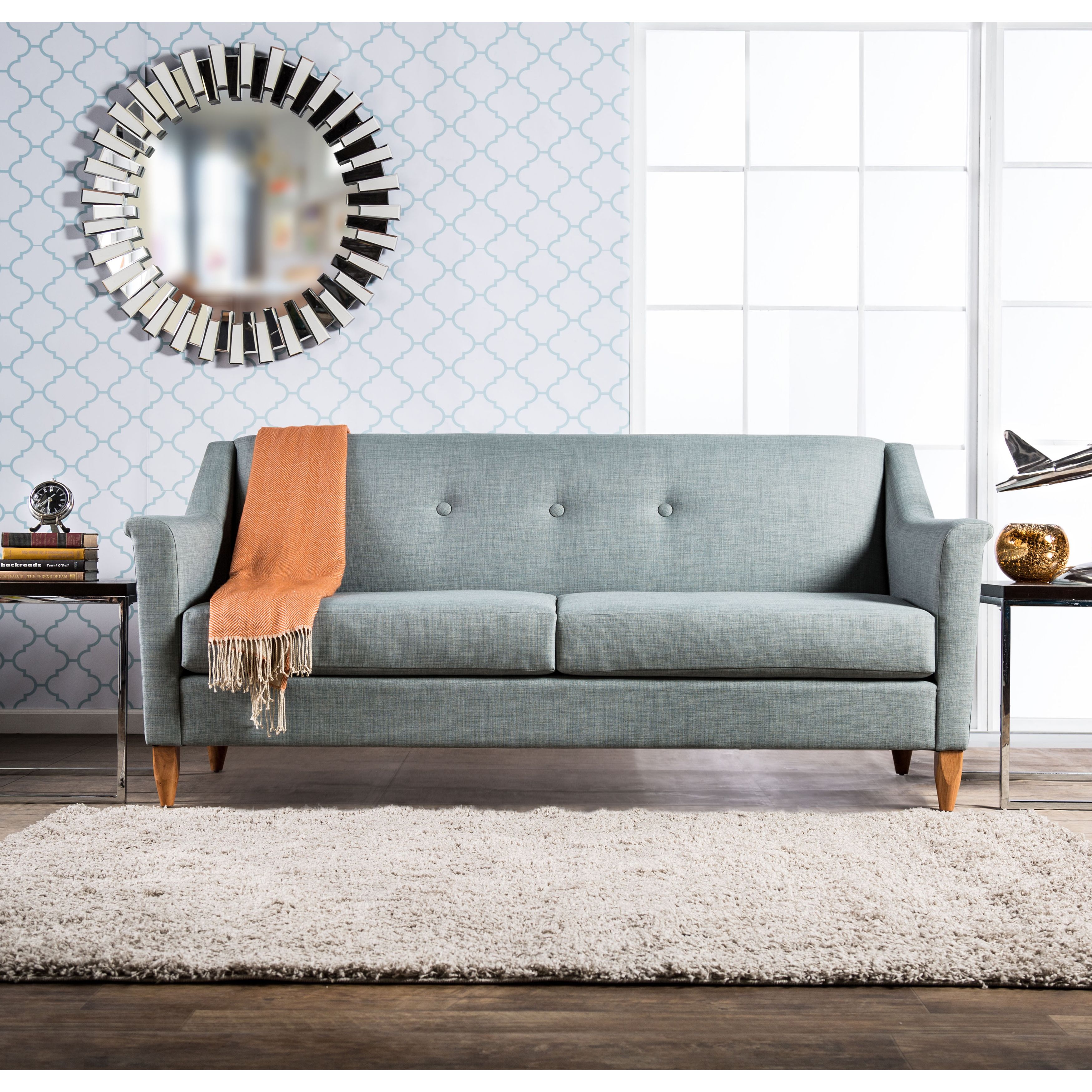 This Flared Modern Sofa Offers Comfort And Style To Fit Any Home This Flared Modern Sofa Offers Comfort And Style To Fit Any Home Setting Offered In Three Colors The Takes It Back A Few Decades While Smooth