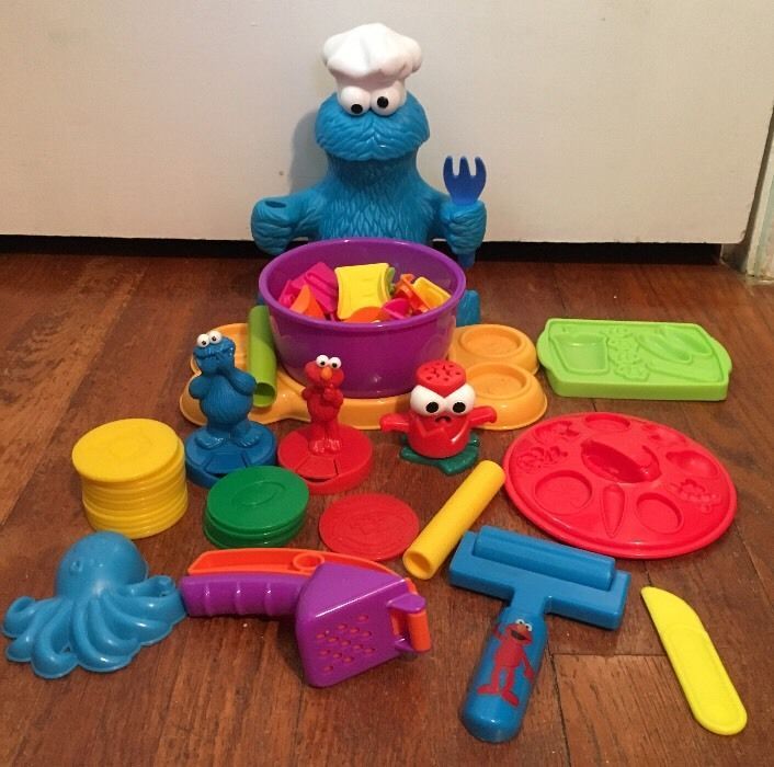 play doh sesame street cookie monsters letter lunch soup extras sesame street letter a