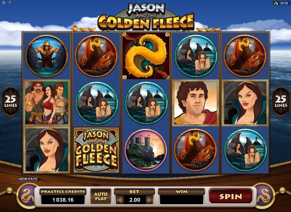 Jason and the golden fleece slot