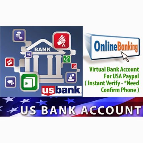 Virtual Bank Account for USA Paypal ( Micro Deposits *Need confirm Virtual Bank Account for USA Paypal ( Micro Deposits *Need confirm