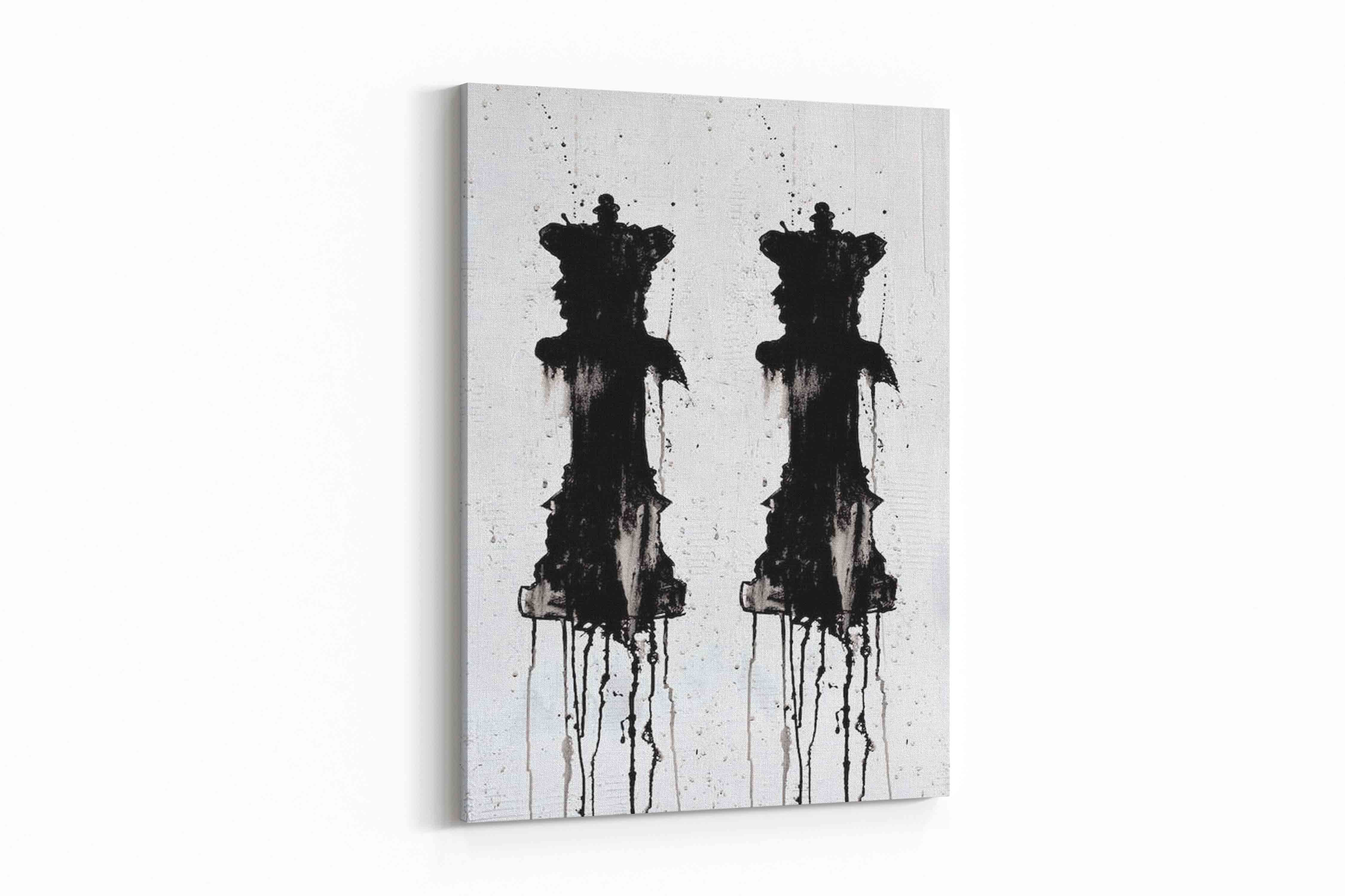 two queens420 Wall Art Canvas Prints, Art Wall, Canvas Art, Retro Art, Retro Vintage, Queens, Painted Canvas, Canvas Wall Art, Vintage Art