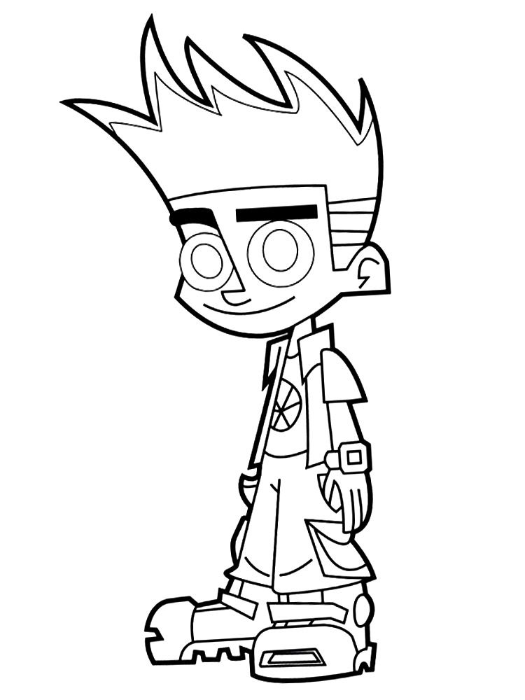 Johnny test coloring pages – Artofit