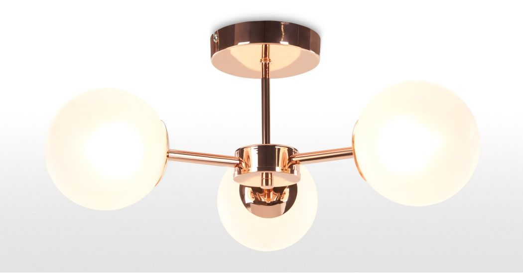 Globe Flush Pendant Copper Frosted Glass Light Lamps - Antique Copper Flush Ceiling Light Globe Flush Pendant Copper Frosted Glass Light Lamps - Antique Copper Flush Ceiling Light
