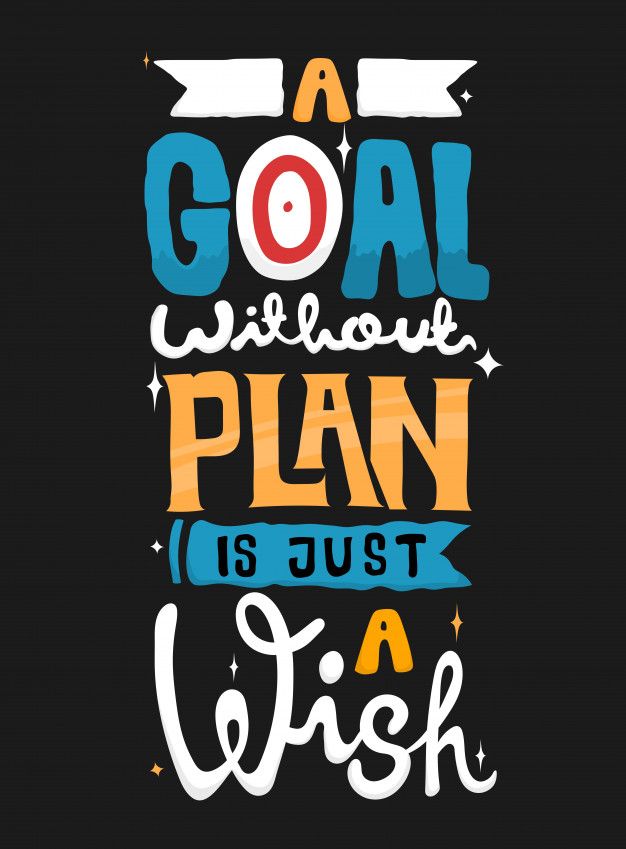 Goal without plan is just a wish. quote ... | Free Vector #Freepik #freevector #poster #vintage #label #hand Funky Quotes, Swag Quotes, Motivatinal Quotes, Cute Quotes, Thoughts Quotes, Words Quotes, Girl Quotes, Attitude Quotes, Sayings