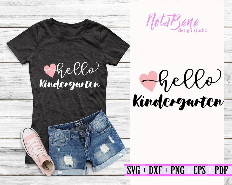 Download Hello Kindergarten SVG Back to School svg First Day of ...