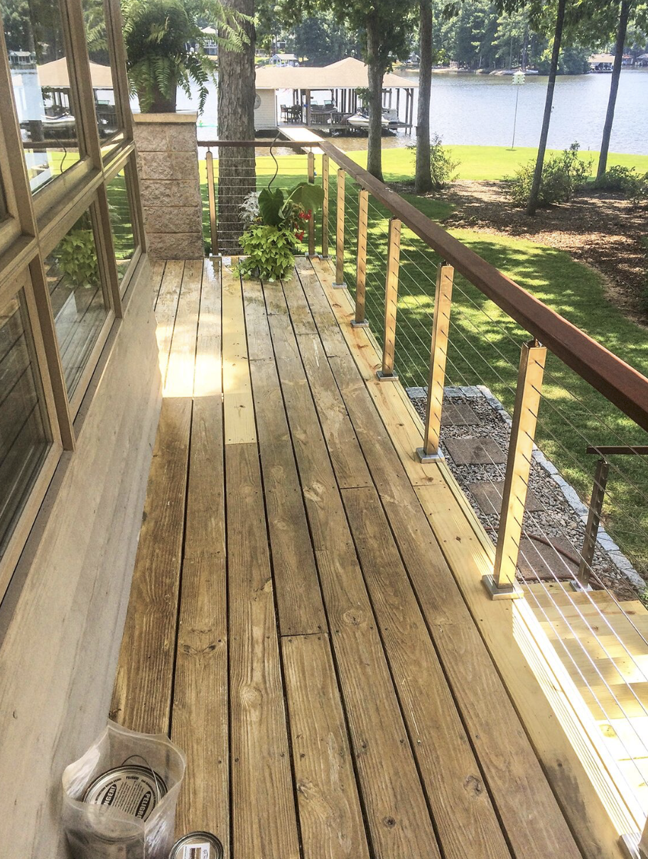 Pin On Cable Deck Railing