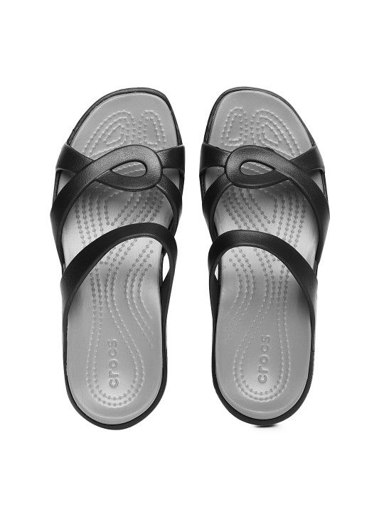 crocs flats open toe