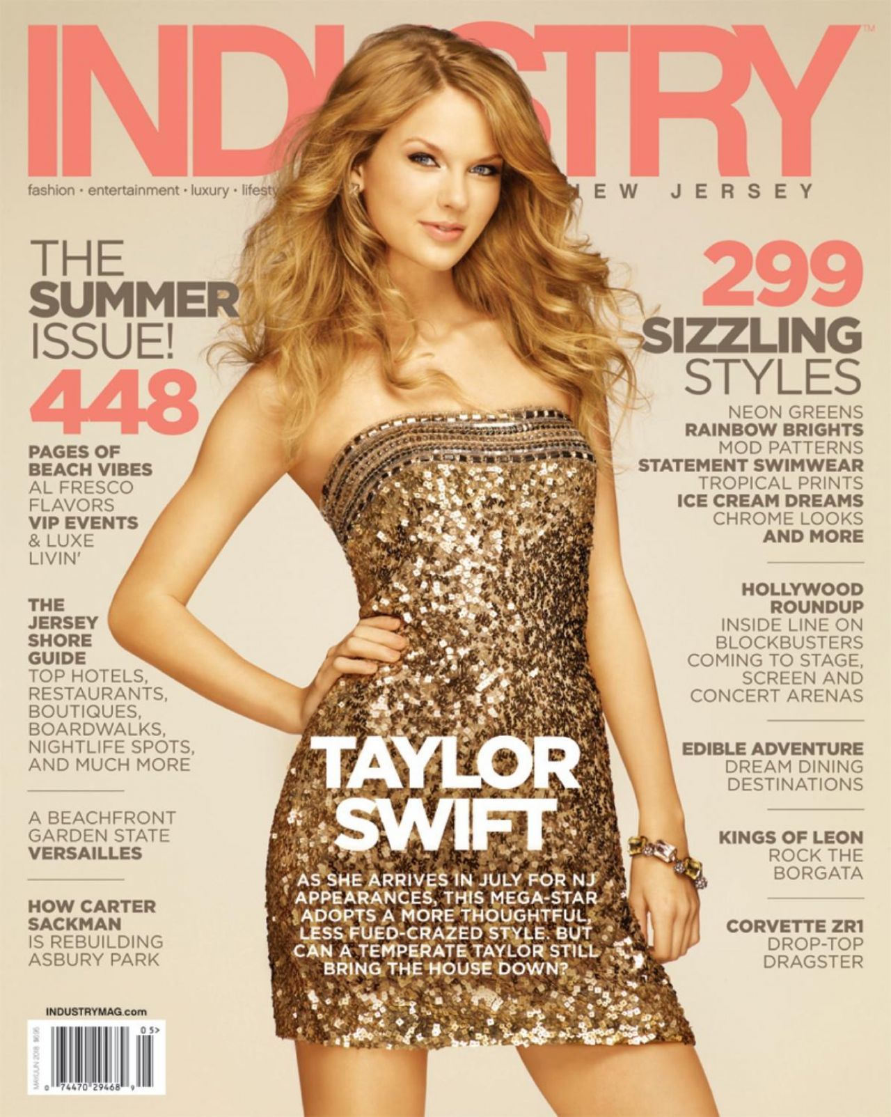 Taylor Swift – Industry New Jersey Magazine Cover May/June 2018 Taylor