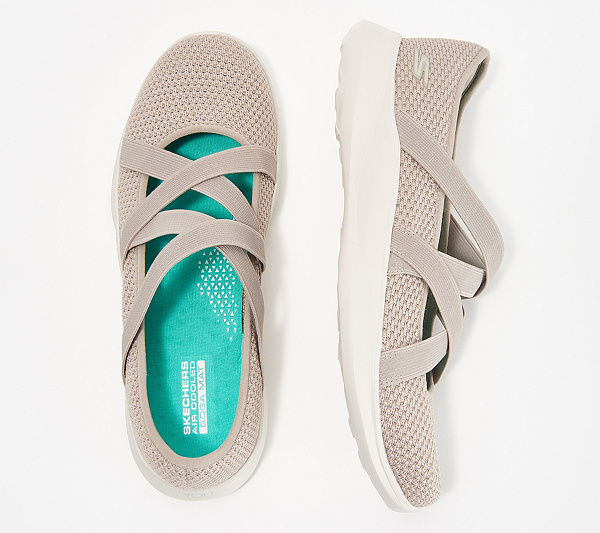 Skechers You Knit Cross Strap Mary Janes Vanity Skechers Mary