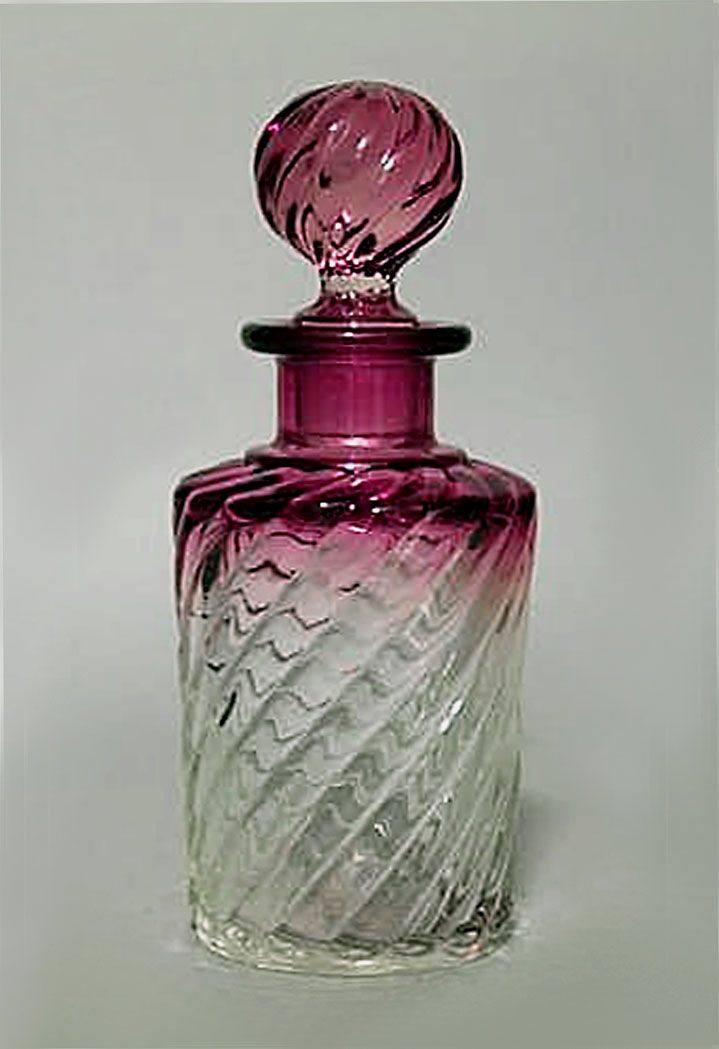 Baccarat Crystal Perfume French Antique Baccarat Perfume Bottle