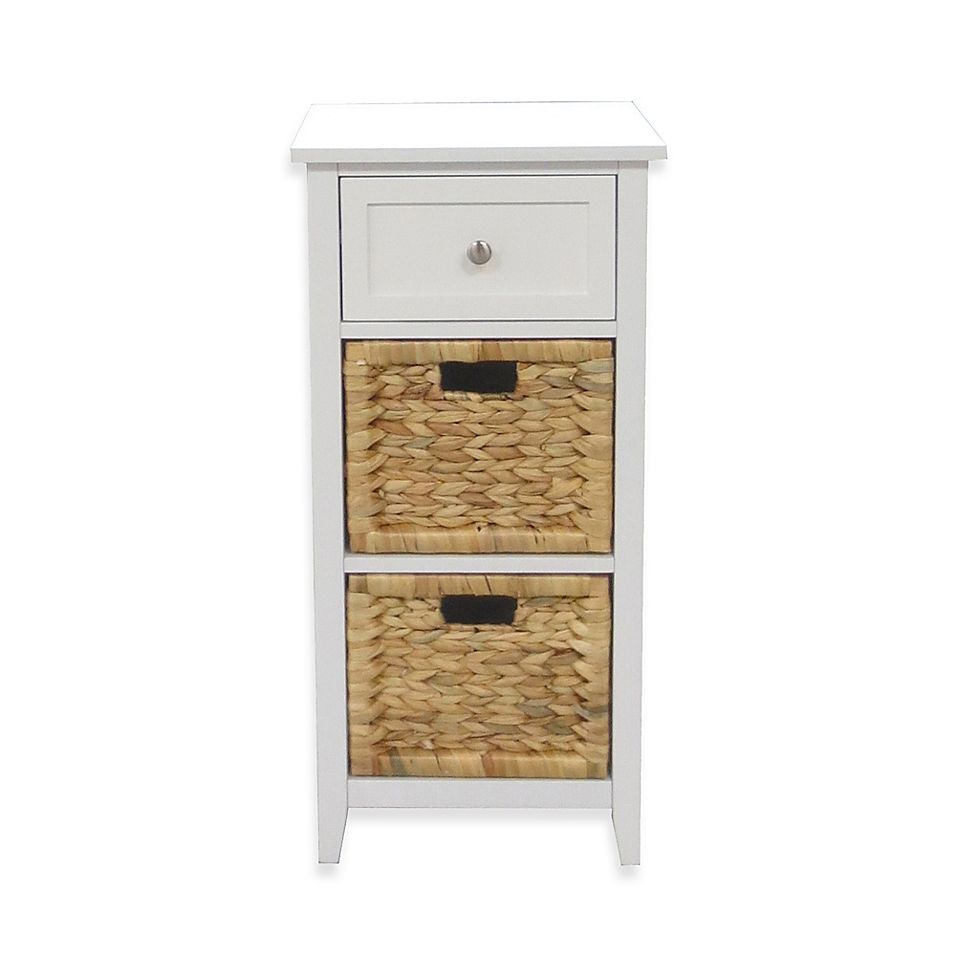 3 Drawers Bathroom Floor Cabinet In White Bed Bath Beyond Bathroom Floor Cabinets Bathroom Flooring Bathroom Furniture Storage