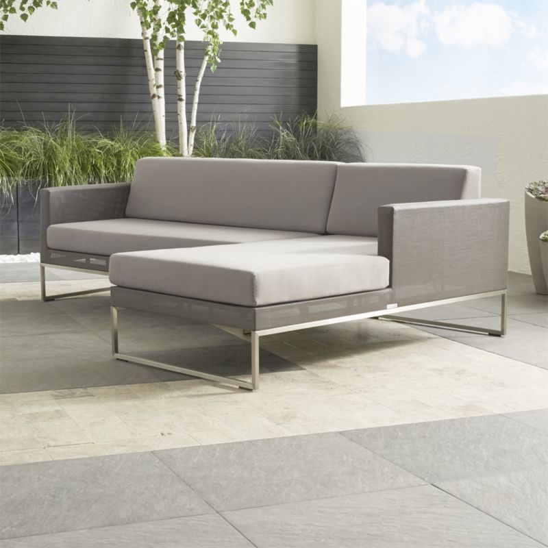 Dune Sunbrella Sectional Sofa Reviews Crate And Barrel Patio Furniture Outdoor Sectional Sofa Patio Furniture, Crate And Barrel Dune Outdoor Furniture Reviews