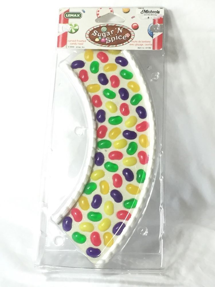 sugar n spice curved frosted candy road lemax christmas village sugar n spice curved frosted candy road lemax christmas village discontinued new