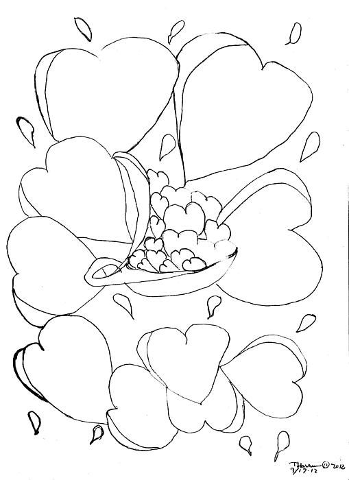 hearts wishes drawing thelma s harcum creative art pinterest hearts wishes by thelma harcum