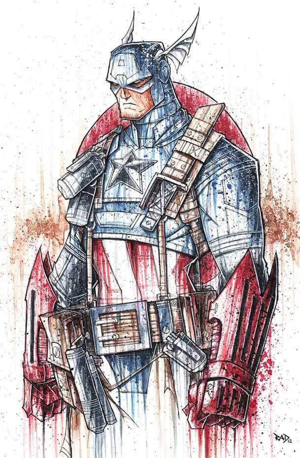 super heroes seen by rob duenas ca mics pinterest ilustracia n capitan america