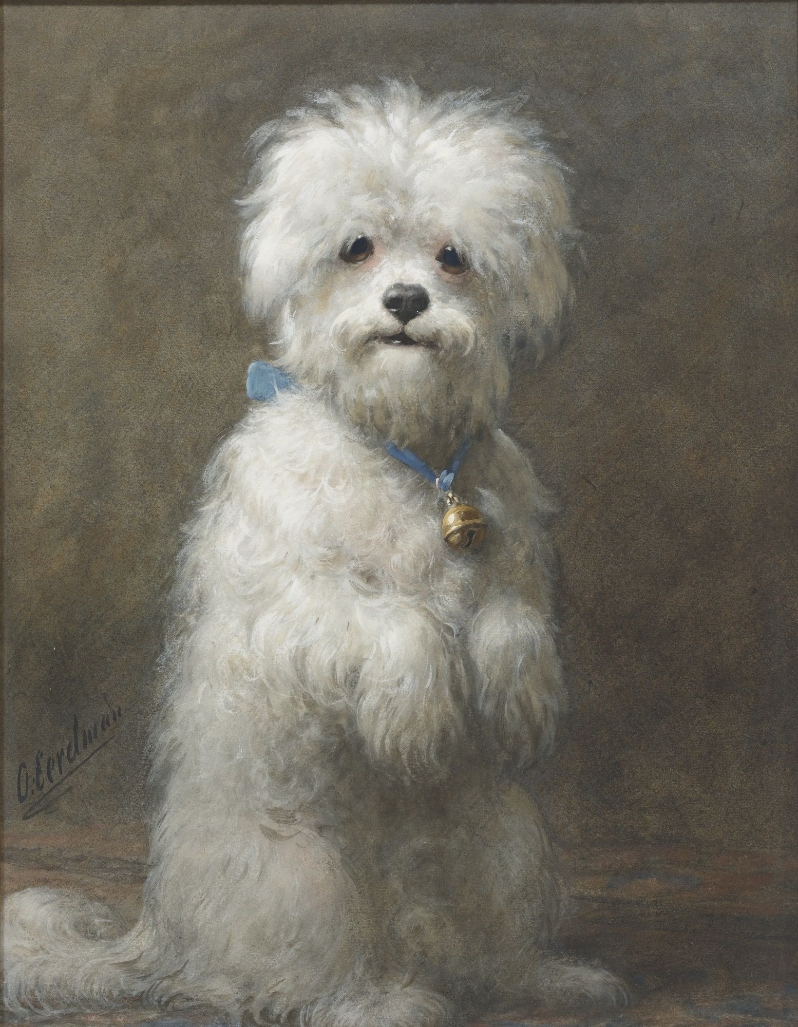 Sitting Up Painting By Otto Eerelman Dog Paintings Canine Art