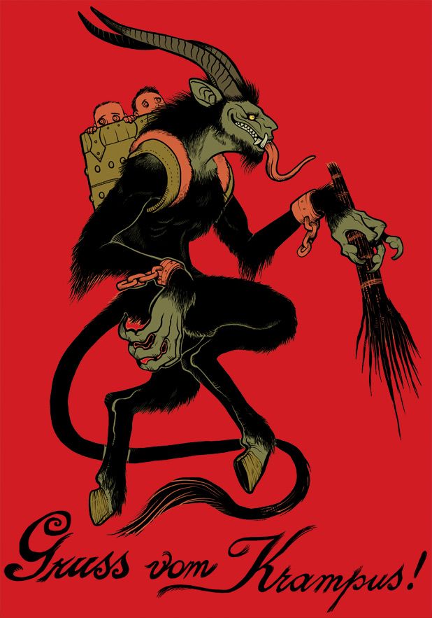 malicious myths krampus merry krampus pinterest mythology malicious myths krampus in the dark air