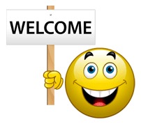 Résultat de recherche d'images pour "smiley welcome"