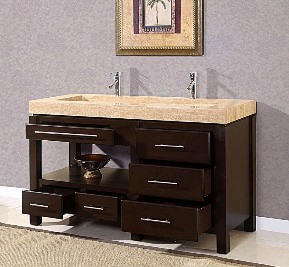 An Elegant King Modern Trough Sink With Full Storage Bathroom An Elegant King Modern Trough Sink With Full Storage Bathroom
