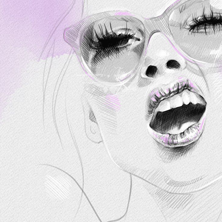 close up sassy in shades drawing fashionart fashiondrawing sassy in shades drawing fashionart fashiondrawing drawingoninstagram instagramer