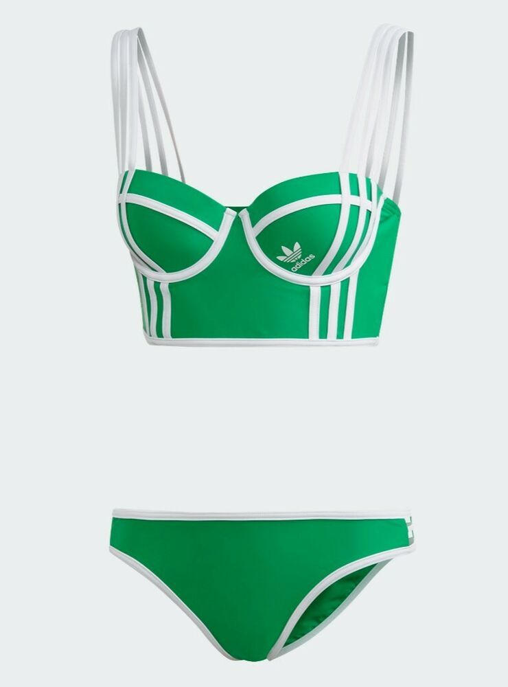 adidas green bikini