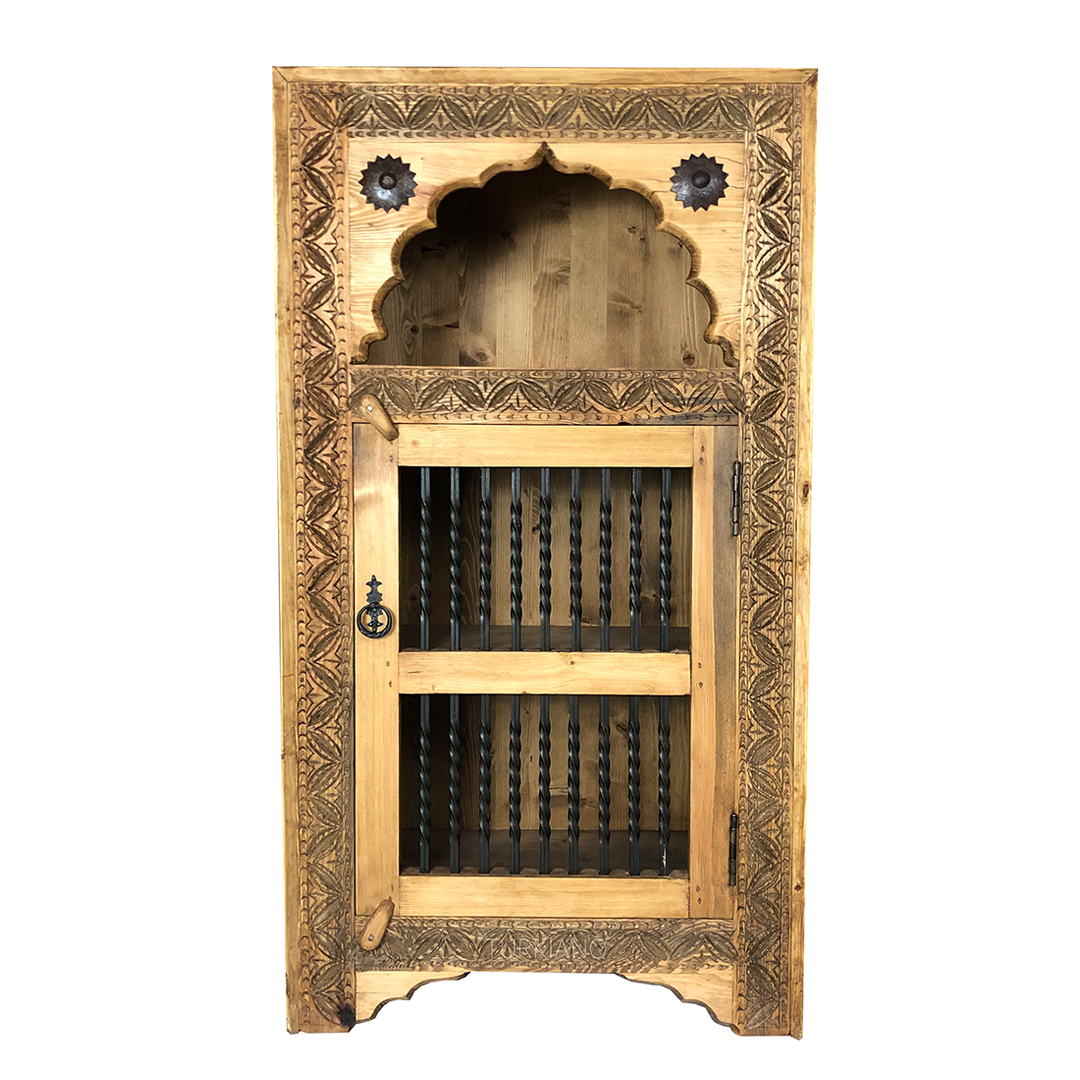 Colpan Hatun Metal Suslemeli Dolap Naturel Renk M20 Turkiano Art Gallery Renkler Metal Urunler