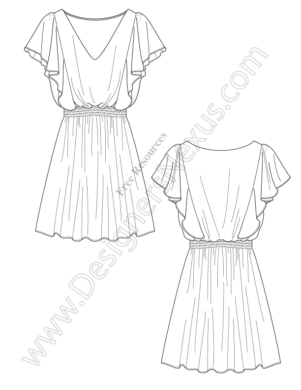 v67 draped dress vector fashion flat sketch free download in v67 draped dress vector fashion flat sketch free download in illustrator or
