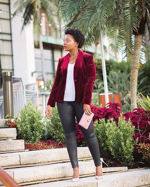 21 stylish outfit ideas for christmas fashion style pinterest 21 stylish outfit ideas for christmas 17 velvet red jacket fashion christmas outfits