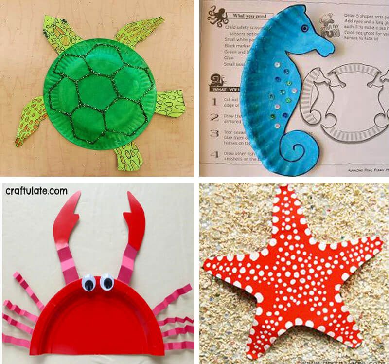 Manualidades Marineras Para Niños Con Platos De Papel Handbox Manualidades Manualidades De Verano Para Niños Manualidades Para Niños
