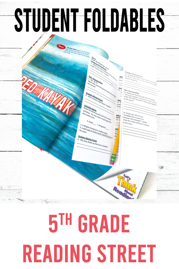 5th Grade Reading Street Activities BUNDLE (Units 16) Reading street